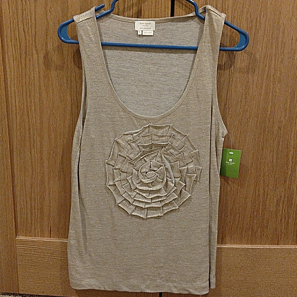Kate Spade Gold 💛 jersey tank